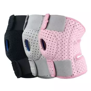 Защитное снаряжение для мужчин и женщин, силиконовые весенние спортивные наколенники, наколенники для альпинизма, мениски Average size