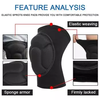 Защитное снаряжение налокотники EVA толстая защита велосипедный наколенник для мотоцикла дышащий наколенник спортивный губчатый наколенник