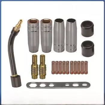 Защитное сопло MB15AK 20 шт. для сварочных пистолетов MIG в среде защитного газа - токопроводящие аксессуары для сопел 20PCS (1.0)