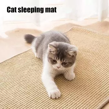 Защитное средство для мебели, когтеточка для кошек, коврик из натурального сизаля, коврик для лазанья по дереву, доска для кошек