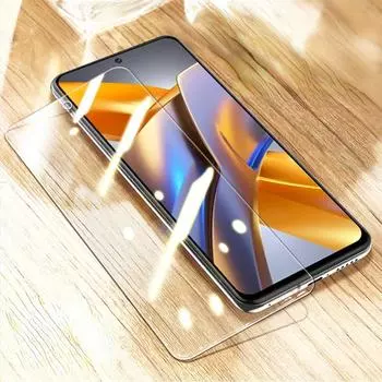 Защитное стекло 9H для Poco M5, Защитная пленка для экрана для Xiaomi Poco M5S M4 Pro 5G X4 GT F4 M3 X3 NFC, пленка из закаленного стекла Poco M5 чистый