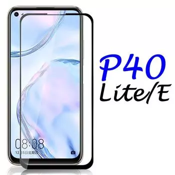 Защитное стекло для экрана для Huawei P40 Lite, закаленное стекло для Huawei P40 Lite E, пленка P40 Lite чёрный