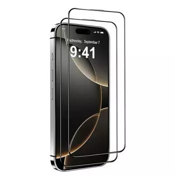 Защитное стекло для экрана iPhone 16 Pro Max 6,9 дюйма HD, устойчивое к падениям, царапинам и отпечаткам пальцев