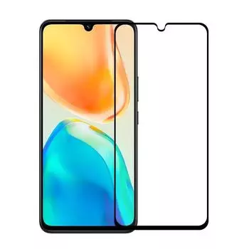 Защитное стекло для экрана Vivo S15e из закаленного стекла — полное покрытие, HD, защита от падений, черный край, совместимость с 5G (В2190А) soft film, vivoS15e