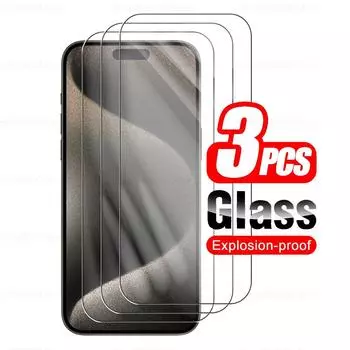 Защитное стекло для Apple Iphone 15 Pro 15 Plus Iphone15 Pro Max ifone ipone 15pro Защитная пленка для экрана Armor Tremp Cover Film For iPhone 11