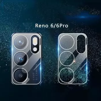 Защитное стекло для объектива камеры 9H для OPPO Reno6 Pro Plus Reno 6 Pro + Reno6Pro Snapdragon 5G, Защитная пленка для объектива из закаленного стекла Tempered Glass чистый