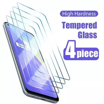 Защитное стекло для Realme C21 C25 C20 C11 C15 C12 C17, 4 шт., защитное стекло из закаленного стекла для Realme 5 6 7 Pro 8 5G 8S 8i 7i C21Y C25S C20A Стекло
