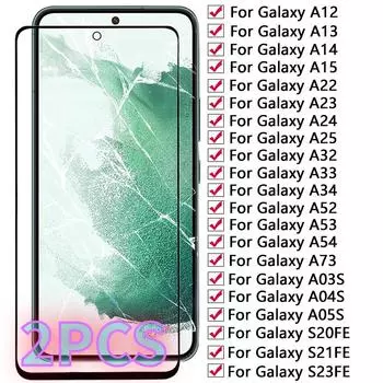 Защитное стекло для Samsung Galaxy A12 A22 A32 A52, Защитное стекло для экрана Samsung A13 A14 A23 A33 A53 A73 A03S S20 S21 S23 FE стекло For Samsung A12 чистый