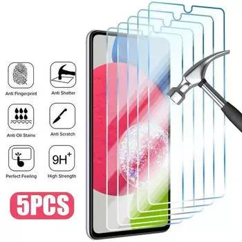 Защитное стекло для Samsung Galaxy A13 A52S A53 A33 A32 A22 5G, защитное стекло для Samsung A54 A51 A52 A50 A72 A71, 5 шт. For Samsung A12 чистый