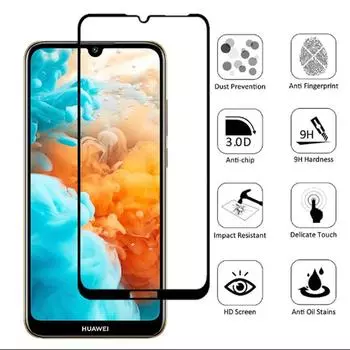 Защитное стекло Huawei Y6 Y7 Pro Y5 2018 Y9 Prime 2019 Y5P Y6P Y7P Nova 3 3i 5T 8i закаленное защитное стекло для экрана Huawei Y5 2018 чёрный