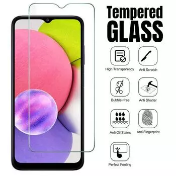 Защитное стекло из закаленного стекла для Samsung Galaxy A03 A03S Защитное стекло для Samsung A03 S HD Стеклянная пленка Samsung A03 чистый