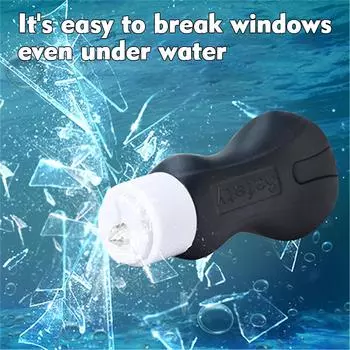 Защитное стекло Молоток Сиденье Автомобильный переключатель окна Спасательный инструмент Молоток Цепь Брелок жёлтый