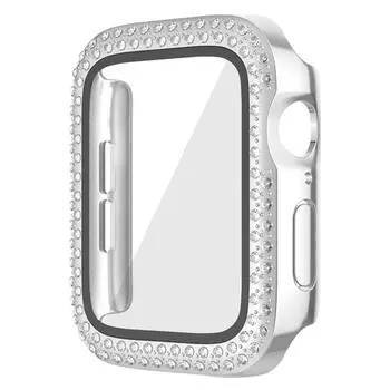Защитное стекло с бриллиантовым блеском для Apple Watch Series 10 46 мм 42 мм Ultra 3 2 Se 9 8 7 49 мм 45 мм 41 мм 40 мм 44 мм Защитные аксессуары 49mm чёрный