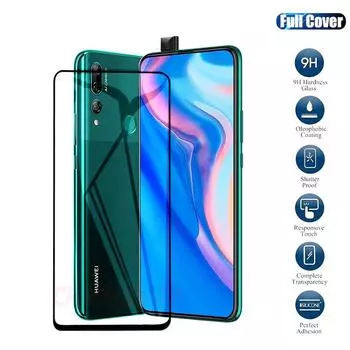 Защитное стекло с полным покрытием для Huawei Honor 8A 8C 8S P Smart Plus Z Y9 Prime, защитное стекло для экрана Huawei Honor 10 Lite чёрный