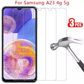 защитное закаленное стекло для samsung galaxy a23 4g 5g защитная пленка для экрана телефона samsunga23 a 23 23a glas galaxy galax glaxy For Samsung A12 чистый