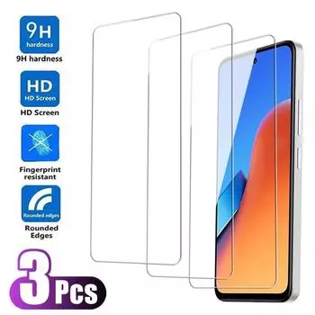 Защитное закаленное стекло для Xiaomi Redmi 12 12C A1 A2 Plus, 3 шт., защитная пленка для экрана Note 11T 11R 12R 11SE 11E Pro Huawei P Smart 2019 чистый
