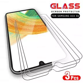 Защитное закаленное стекло, защитная пленка для экрана с точным расположением отверстий для Samsung A50 A51 A52 A53 A52S 5G A22 A22S A12 A23 A13 A73 5G M12 M22 M32 Samsung Galaxy A50 / A50s чистый