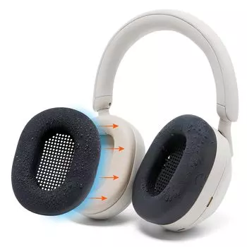 Защитные амбушюры для наушников WC SweatZ XM5 Sony WH1000XM5 WC совместимы только с наушниками Sony XM5, устойчивы к поту, легко моются, черные – | Накладные |