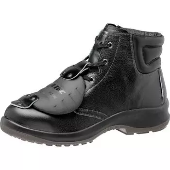 Защитные ботинки премиум-класса High Verde JIS Standard Medium Knit Shoes со шнурками и защитой подъема для обычных работ с широким носком PRM220 Instep Pro M2 Black чёрный
