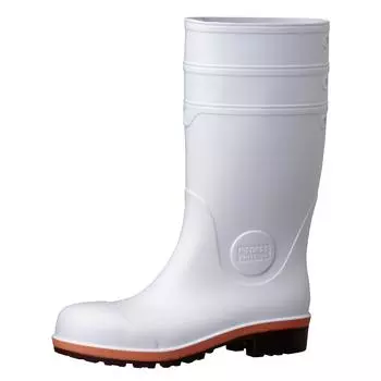 Защитные ботинки Protect Toes 5 JIS Standard, обычные рабочие ботинки с защитным носком, устойчивые к воздействию масел и химикатов PW1000, супер-белые, см [Midori Anzen] 27,0 белый