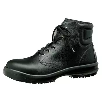 Защитные ботинки с высоким сцеплением JIS Standard Medium Knit Shoes Амортизация HGS520 Черный см [Midori Anzen] Противоскользящие, противоскользящие 27,0 чёрный