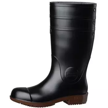 Защитные ботинки с высоким сцеплением, стандартные ботинки JIS, устойчивые к маслам, химикатам, противоскользящие, NHG1000, супер-черные, см [Midori Anzen] 26,0 чёрный