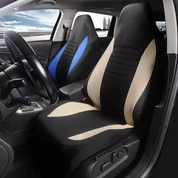 Защитные чехлы для автомобильных сидений Чехлы на подушки автомобильных сидений Полиэстеровая ткань Универсальные автомобильные чехлы для автомобильных сидений Аксессуары для интерьера 2Seats серый