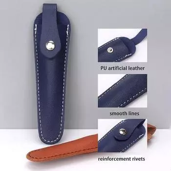 Защитные чехлы для ножниц из искусственной кожи, прочный чехол для хранения ножниц для стрижки, кожаный чехол для мужчин 04