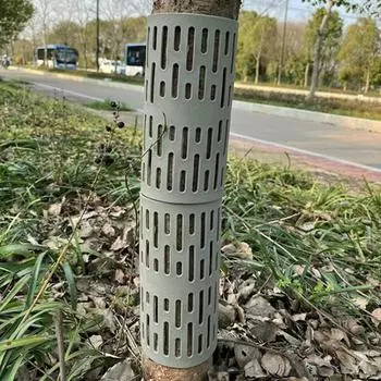 Защитные чехлы для ствола дерева, 3 шт., высокопрочные, не легко деформируются, легко устанавливаются, широко применяются, аксессуары для защиты деревьев и растений серый