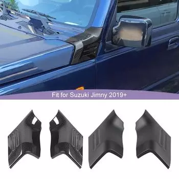 Защитные чехлы на углы капота Trail Armor подходят для Suzuki Jimny 2019 Up Exterior Accessories матовый черный