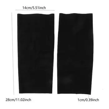 Защитные карманы для ног Теплые наколенники Эластичность Dralon Защита от холода Облегчение Предотвращение артрита Защитные наколенники для ног One Size чёрный