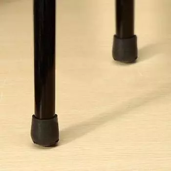 Защитные колпачки для стульев, ножки мебели, защита от царапин, 4 шт./1 комплект, резина, антивозрастная, черный пол, ручная работа 16mm