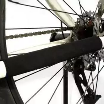 Защитные кожухи велосипедной цепи Удобные ударопрочные многофункциональные защитные накладки на перьях Защита от царапин Чехлы для ухода за цепью чёрный