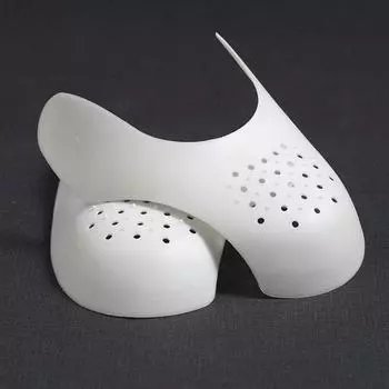 Защитные кроссовки для обуви, аксессуары для обуви, противосминающиеся кроссовки с носком, защита от сгиба головы, защита для обуви, носилки S белый