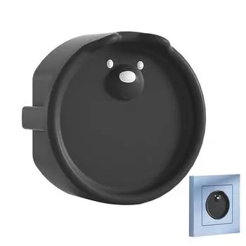 Защитные крышки для розеток, защитные крышки для детской безопасности, защитная крышка для розеток, силиконовые электрические розетки, средство предотвращения поражения электрическим током серый