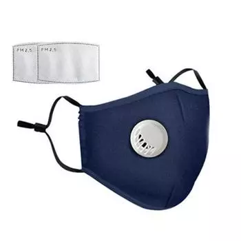 Защитные маски для рта Пылезащитная маска с 2 фильтрами Easy Breathe Многоразовая моющаяся маска для лица для спорта на открытом воздухе