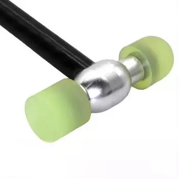 Защитные наконечники из полиуретана 2 шт., ударопрочные аксессуары для молотков, износостойкие наконечники для кузнечных молотков, инструмент для ремонта мягких вмятин для автомобилей зелёный