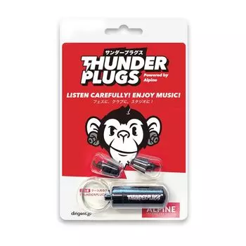 Защитные наушники для живой музыки Thunderplugs Powered by Alpine earbers чёрный