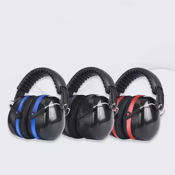 Защитные наушники SNR 34 дБ Наушники с шумоподавлением для людей с аутизмом Звукоизолирующие наушники Red&Black