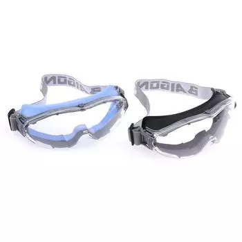 Защитные очки с защитой от брызг и пыли, лабораторные очки для защиты глаз, промышленные исследовательские защитные очки с прозрачными линзами для мужчин и женщин чёрный