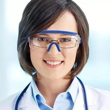 Защитные очки с защитой от запотевания. Удобные защитные уплотнения. Защита четкого зрения. Пыленепроницаемые очки для мужчин и женщин. розовый