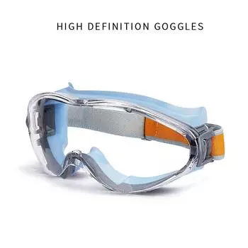 Защитные очки Защитные очки Анти-УФ Водонепроницаемые Антизапотевающие Тактические Спортивные Очки Защита Глаз Очки для езды на велосипеде Катания на лыжах синий