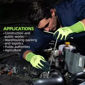 Защитные перчатки для работы в саду, противоскользящие перчатки для защиты труда в саду, сантехники L