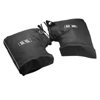 Защитные перчатки для рук, водонепроницаемые, теплые, ветрозащитные, утолщенные (большой)