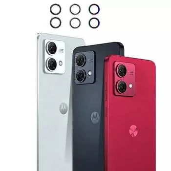 Защитные пленки для объектива задней камеры для Moto G34 G84 G14 G54, металлическое кольцо с электроприводом, стекло для MotoG84 G54Power, защитное стекло Moto G54 чёрный