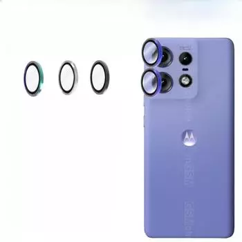 Защитные пленки для объектива задней камеры для Motorola Moto Edge 50 Pro, заднее металлическое кольцо, стекло для MOTO EDGE Edge50Pro, защитное стекло Moto Edge 50 Pro серебряный