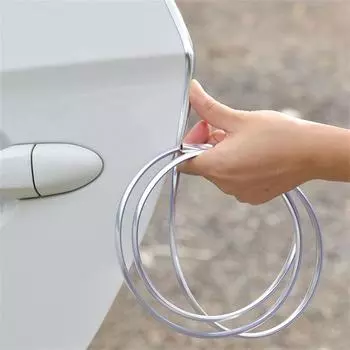 Защитные полосы для защиты кромок дверей автомобиля от царапин, защитные боковые двери, клейкие защитные полосы для защиты от столкновений из ПВХ, гальванические полосы 2M синий