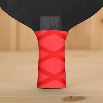 Защитные ручки для ракеток для пинг-понга, ручки для настольного тенниса, лента (красный)