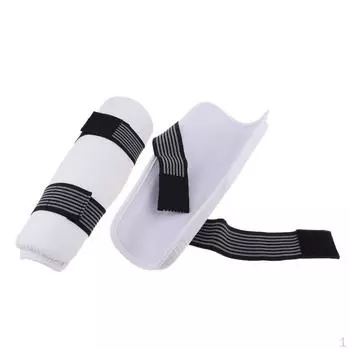 Защитные щитки для ног MMA Art Боевое снаряжение S_White