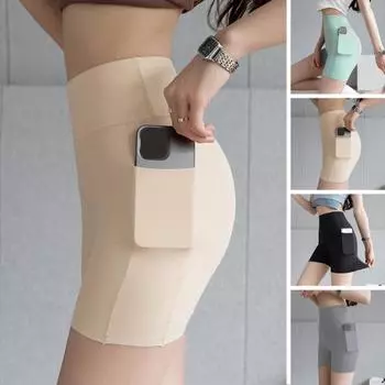 Защитные шорты, мягкие дышащие женские спортивные шорты с контролем живота, быстросохнущие шорты для йоги, женские защитные брюки, женская одежда 2XL серый